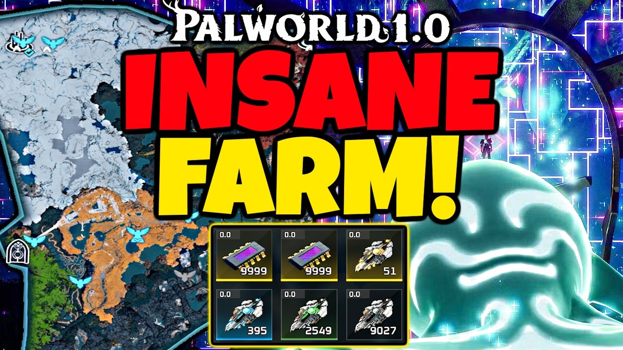 Лучший способ фарма Древних реликвий и Сияющих камней в Palworld 1.0?!