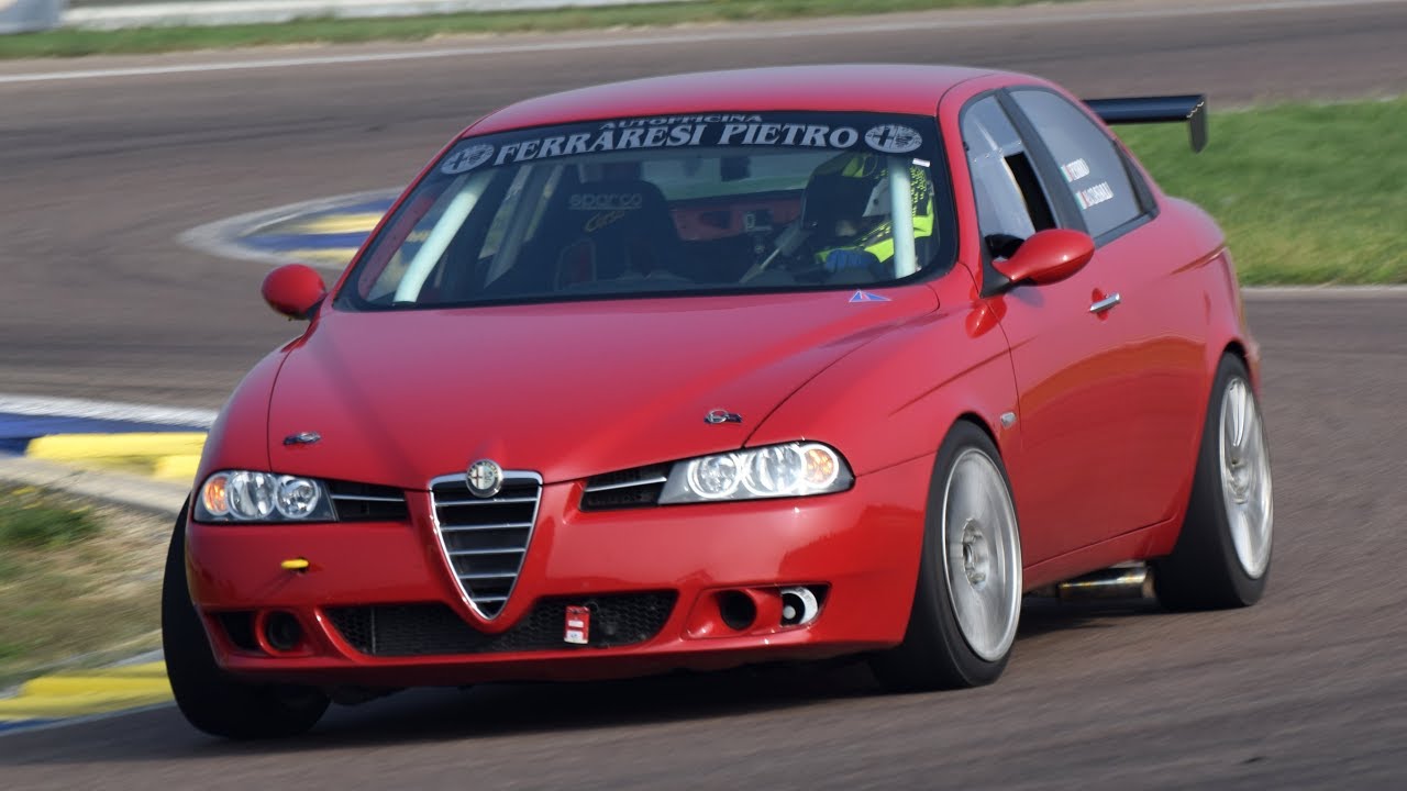 Alfa Romeo 156 V6 3.0 Busso - Pure engine sound on track & on board