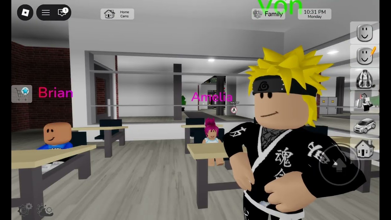 4TH HIGHSCHOOL AMELIA COMES TO SCHOOL / Roblox 🏘Brookhaven Rp🏘