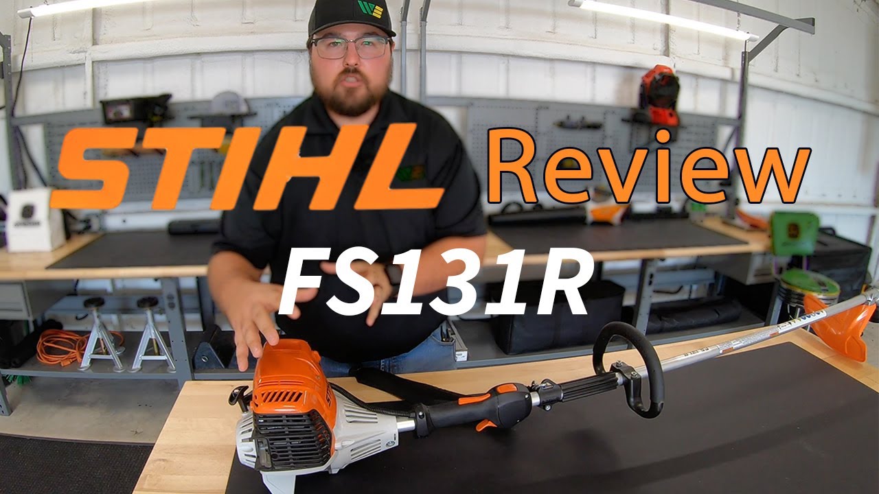 Stihl FS131R 4 Stroke Weed Eater Review | How to Service & Raw Demo