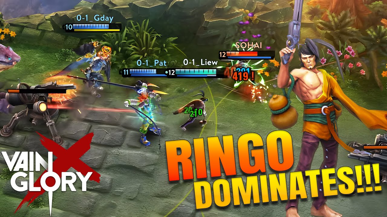 WP RINGO HYPERCARRY!!! - Игровой процесс Vainglory 2025 3 на 3