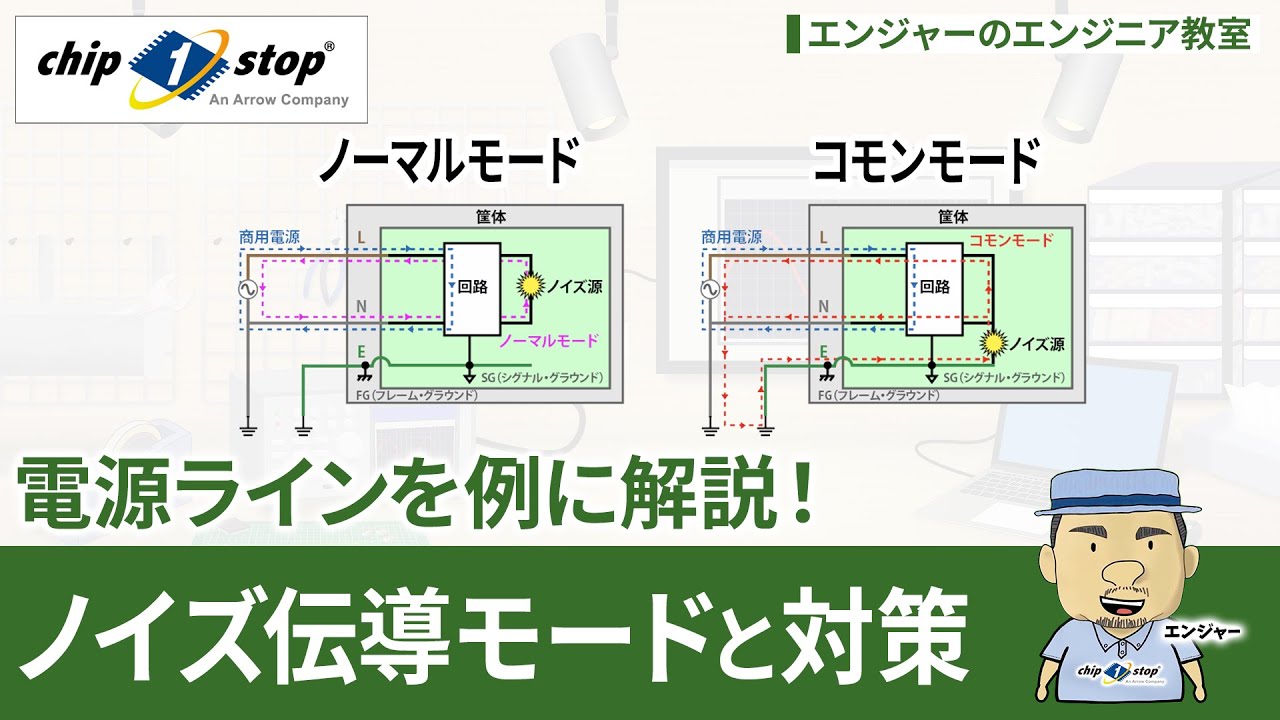 伝導モードで変わるノイズ対策手法【エンジャーのエンジニア教室】