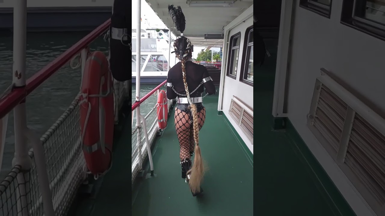 Subbi as a pony on the party ship / Subbi als Pony auf dem Partyschiff -Friedrichshafen