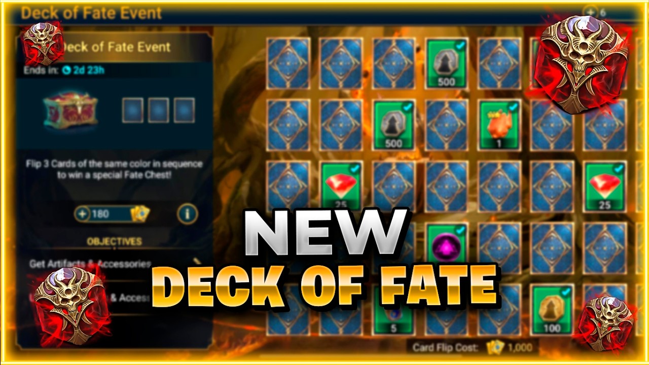 GET READY For The NEW Deck Of Bait & More... Raid: Shadow Legends
