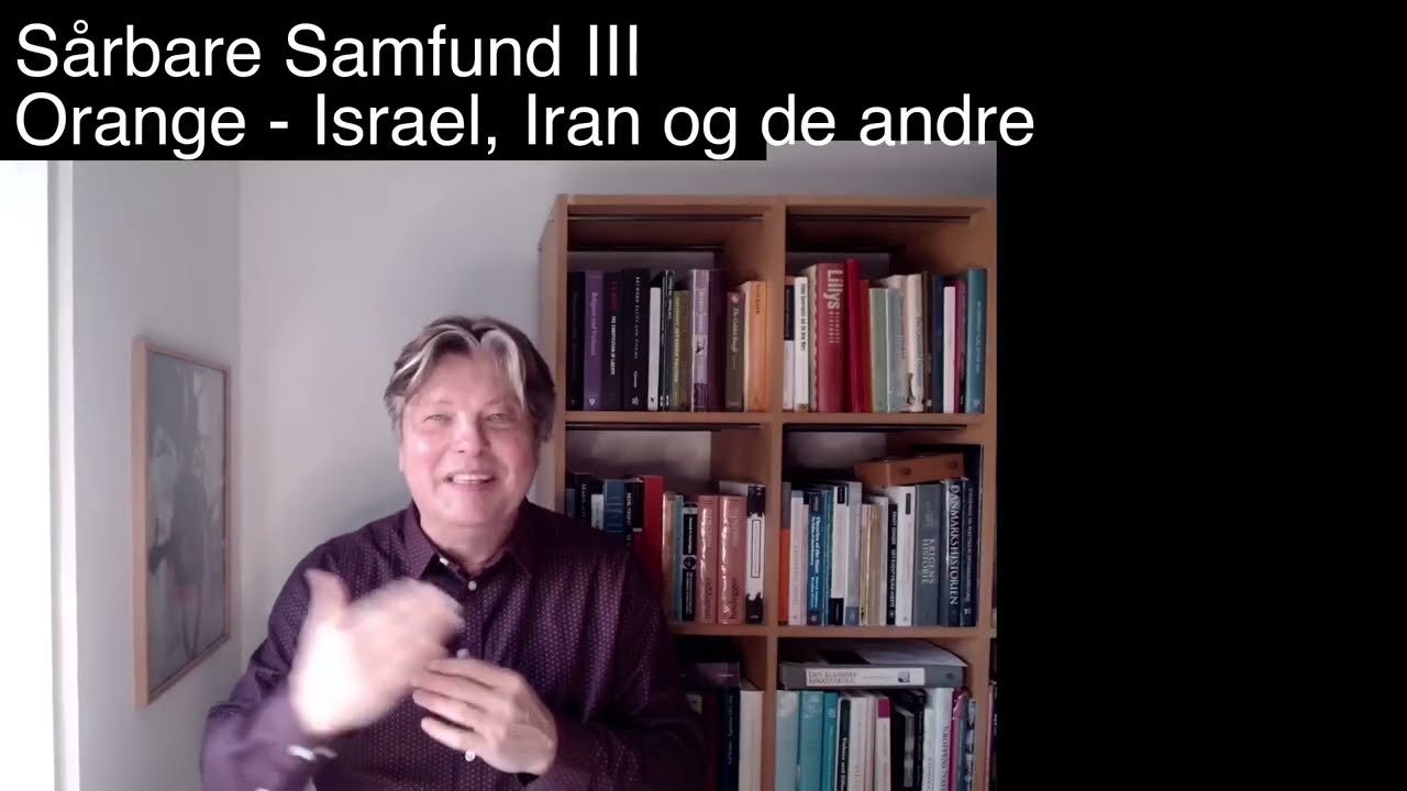 Verdenssituationen Ekstra S&aring;rbare Samfund III - Code Orange - Israel og Iran