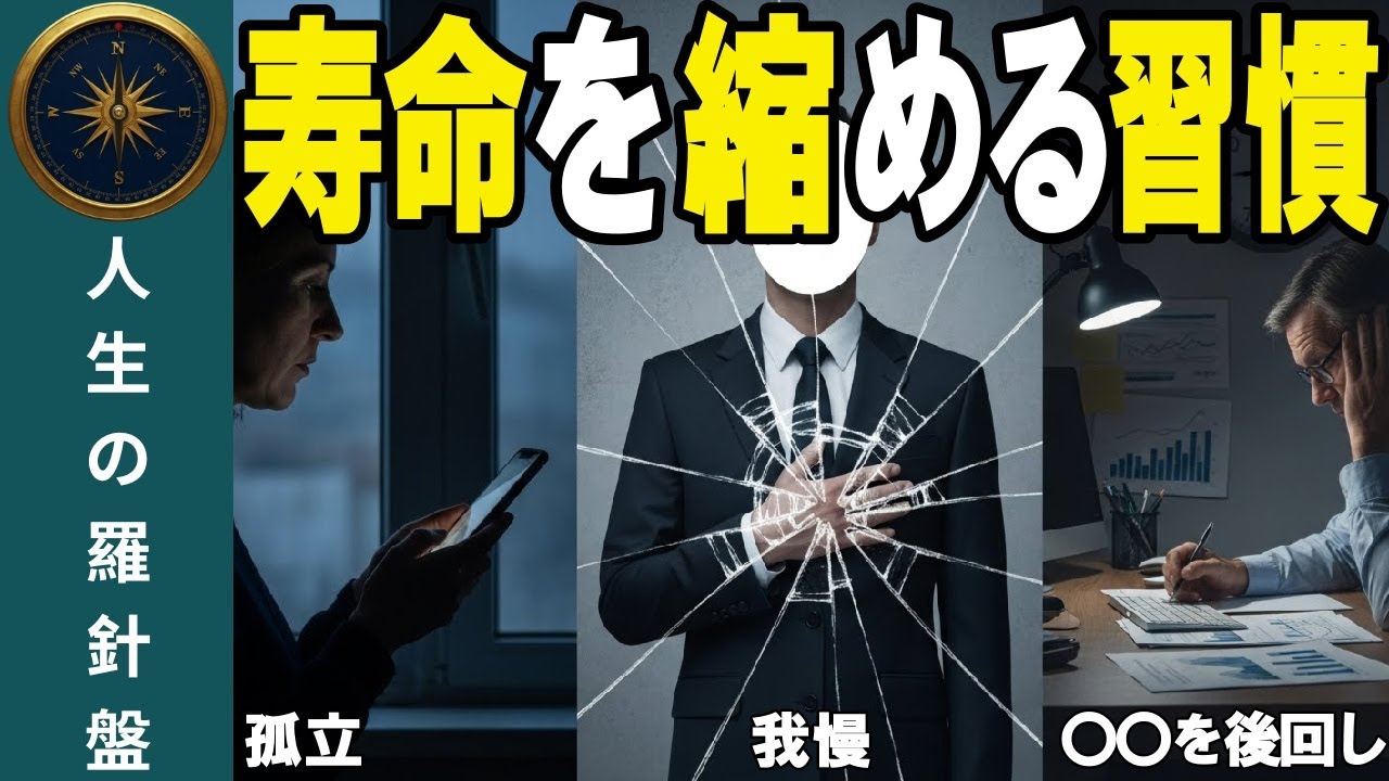 【ハーバード大学研究】多くの大人が気づかずに寿命を縮めている習慣