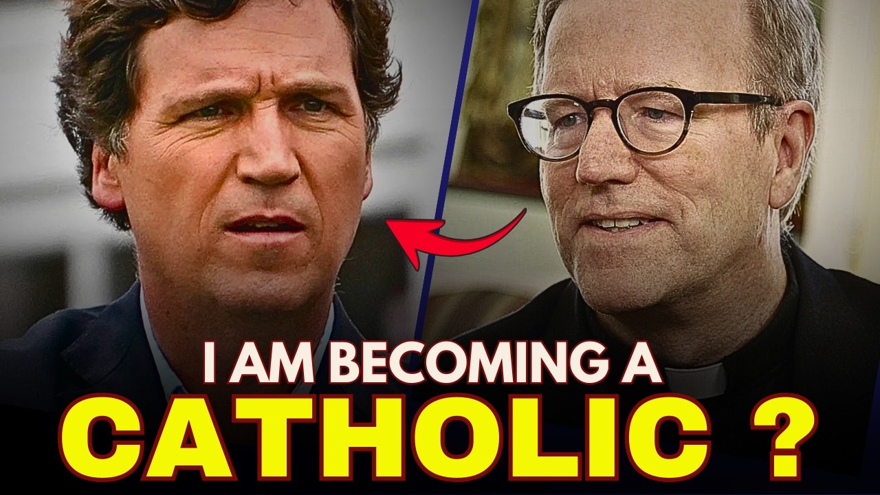 Tucker Carlson’s FASCINATION With CATHOLICISM in Bishop BARRON Interview