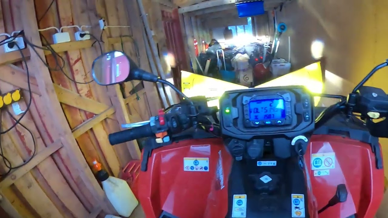 Polaris Sportsman - vuoden ensimmäinen auraus 2026