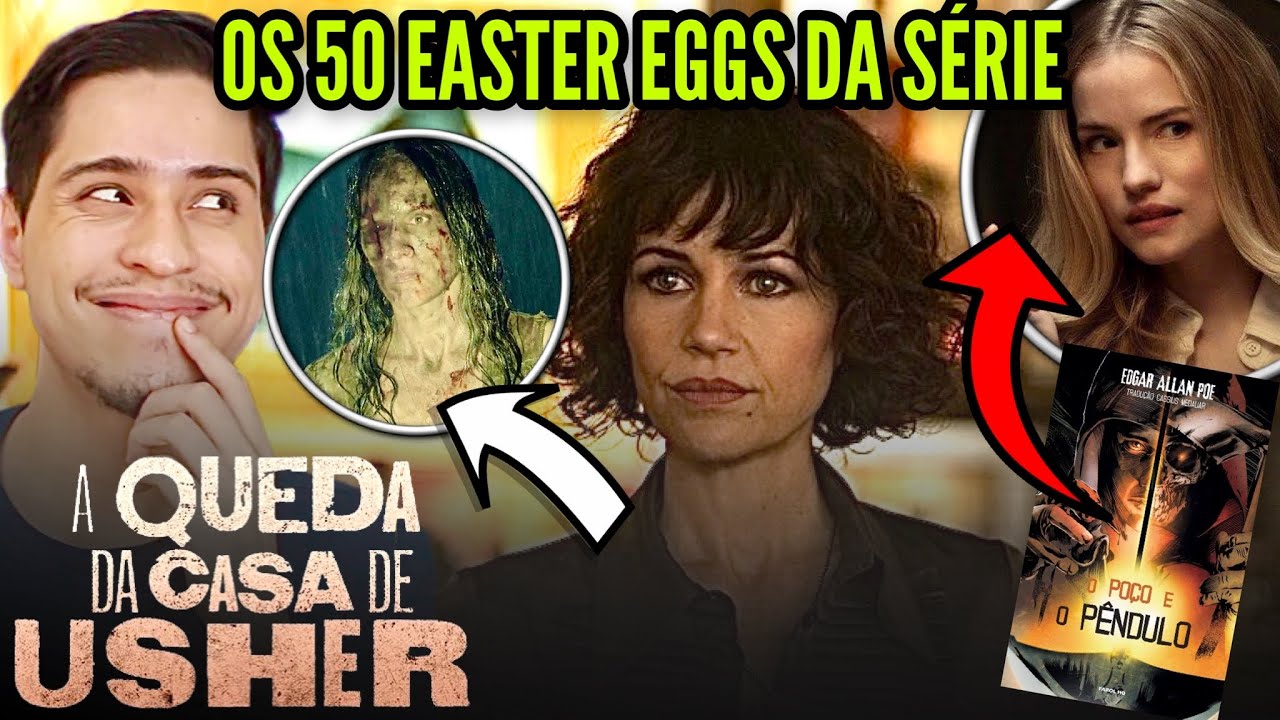 A Queda da Casa de Usher | 50 EASTER EGGS EXPLICADOS (SÉRIE NETFLIX vs. OS LIVROS DO POE)