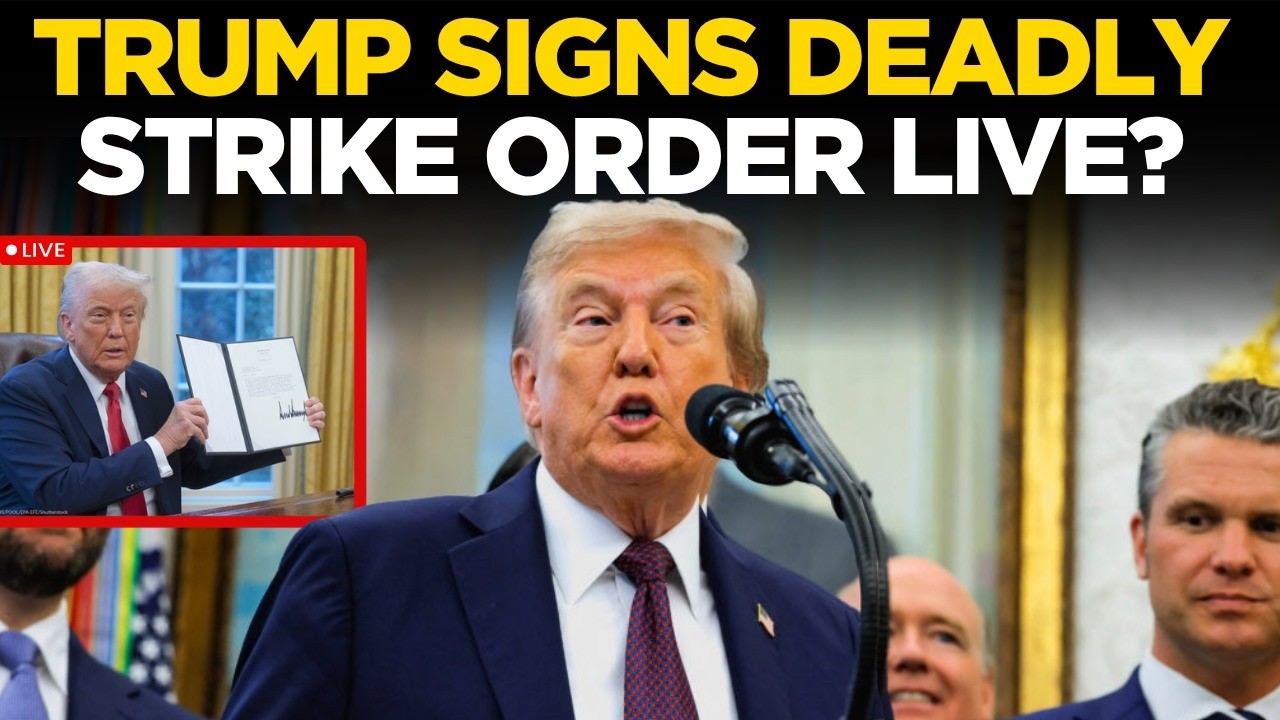 Trump LIVE: Trump ORDERS Deadly Strikes on Iran Energy Sites | Trump Signs Death Warrant For Iran