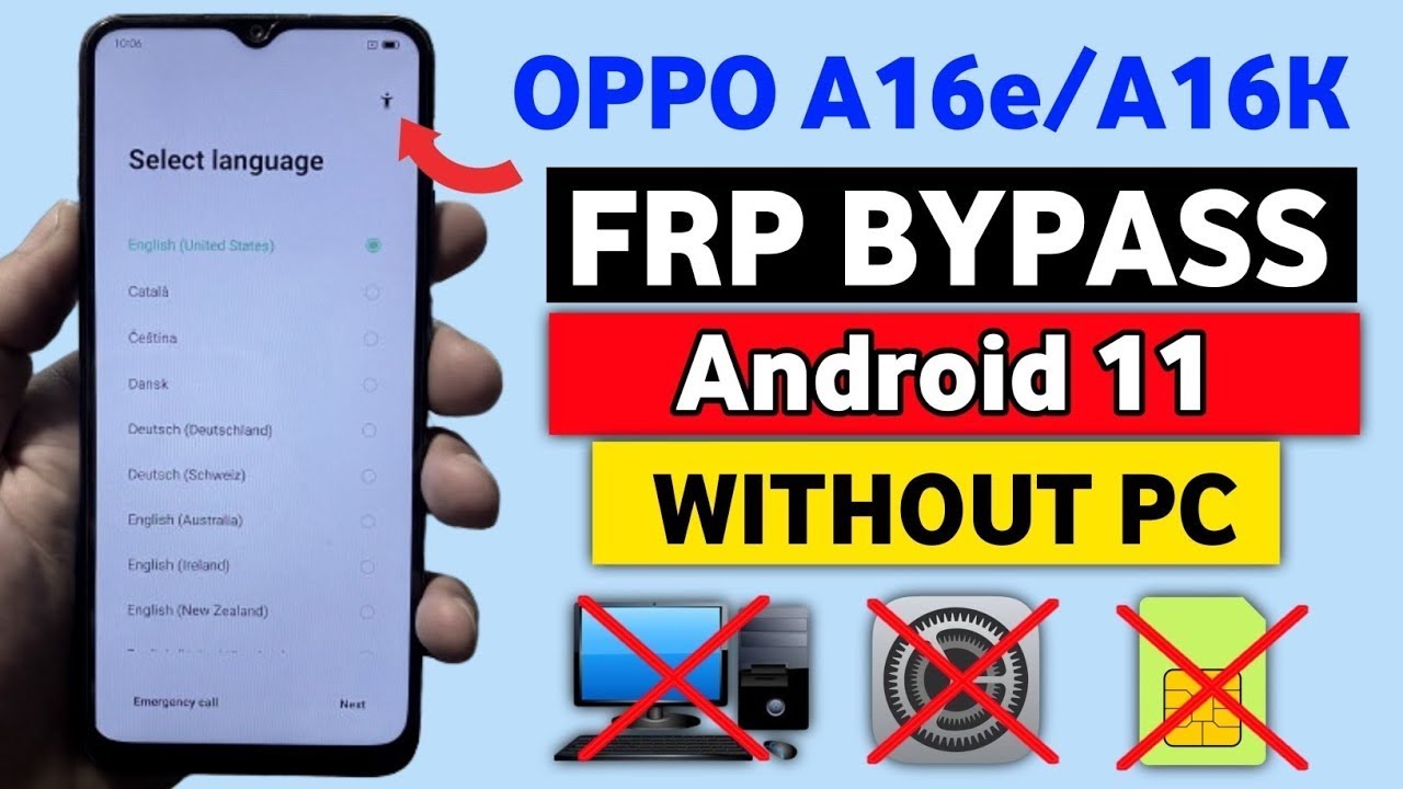Oppo A16e Frp Bypass Android 11✅|| Oppo CPH2421  google account bypass 2025✅ || reset not working✅