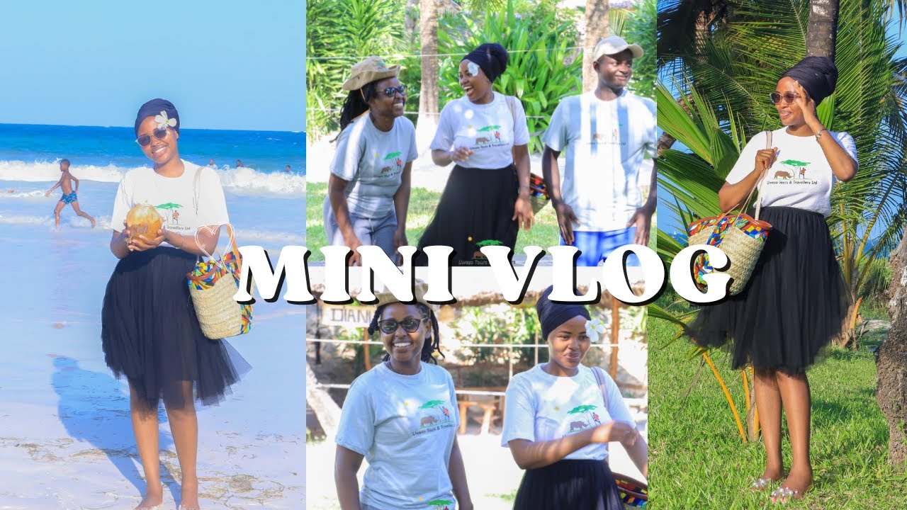 Vlog Bytes:Team Building With Uwezo Tours and Travellers at Diani Kenya🏝🐚🏖💧