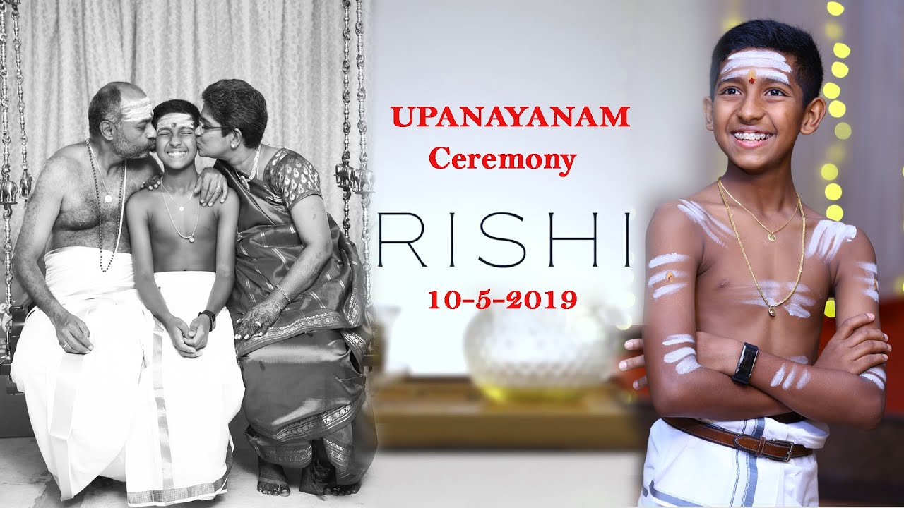 Upanayanam Ceremony Poonal Cinematic Chi  Rishi