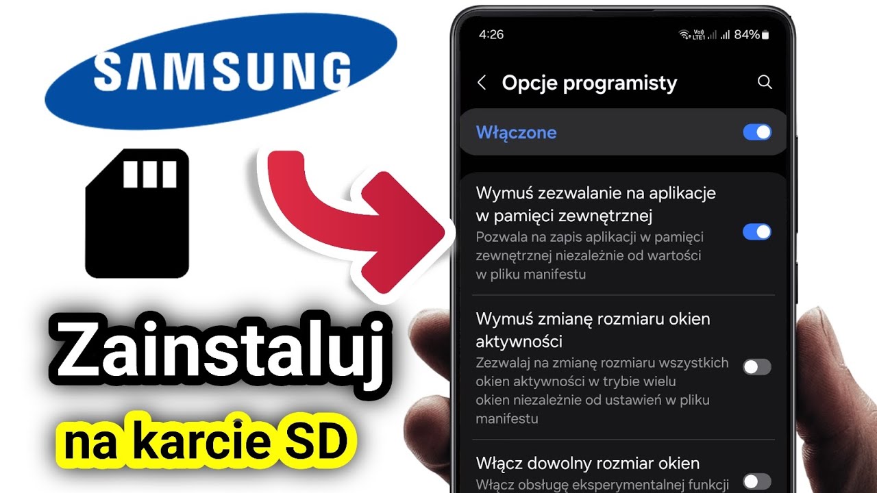 Jak instalować aplikacje bezpośrednio na karcie SD w telefonie Samsung