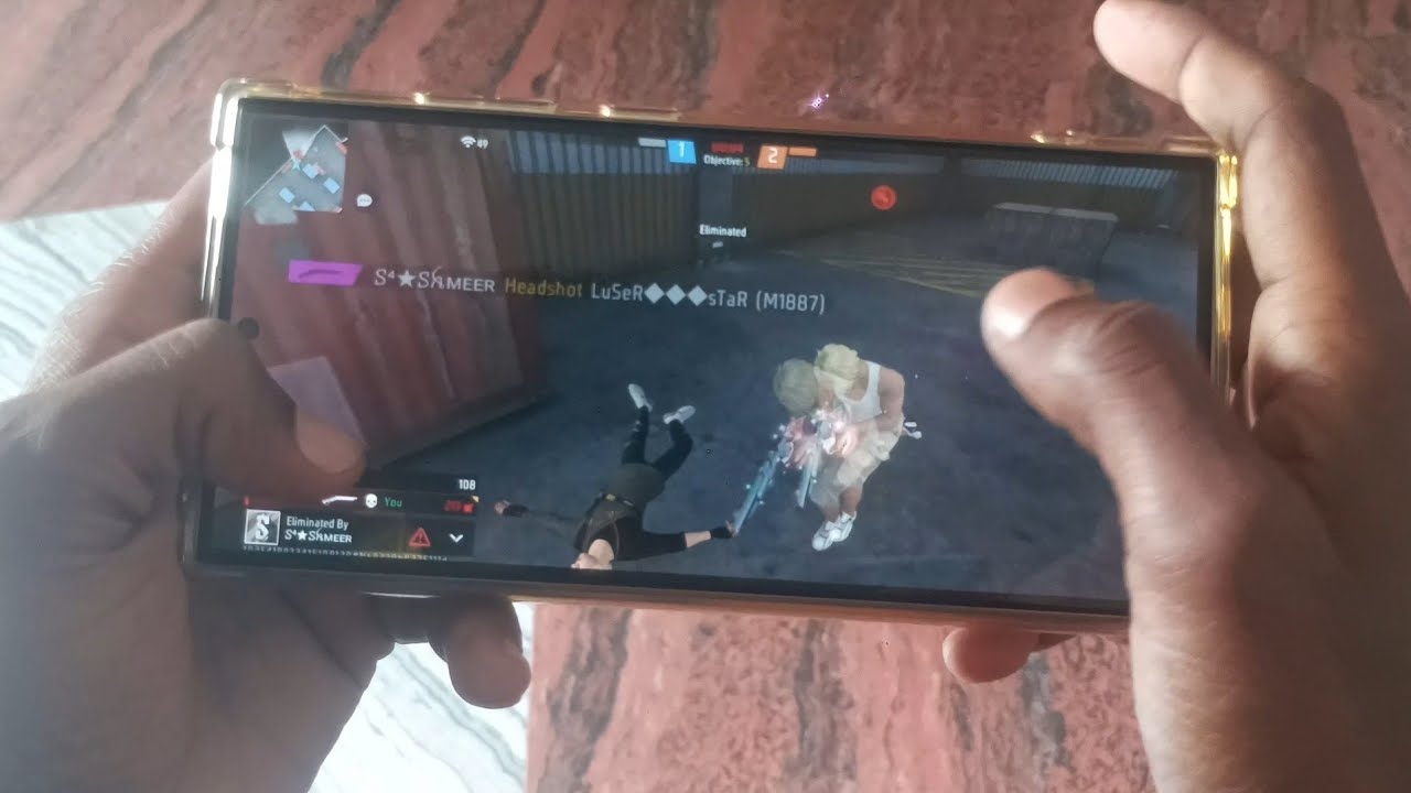 Samsung S24 Ultra Free Fire Gameplay #freefire 