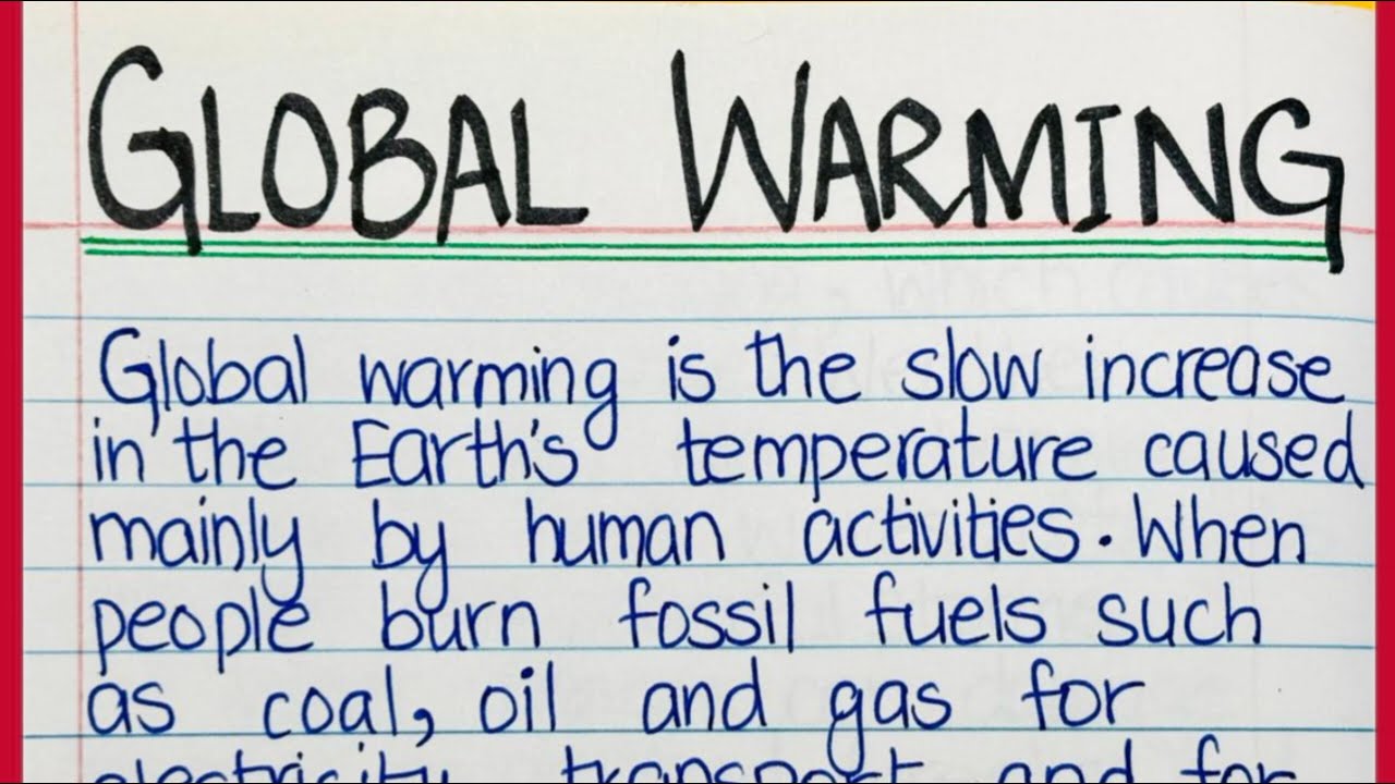 Global Warming Essay in English | Essay on Global Warming | Global Warming Paragraph