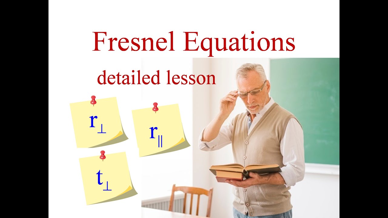 Fresnel Equations for Reflection & Transmission | Elaborate Lesson | Ready Notes for Exam. |