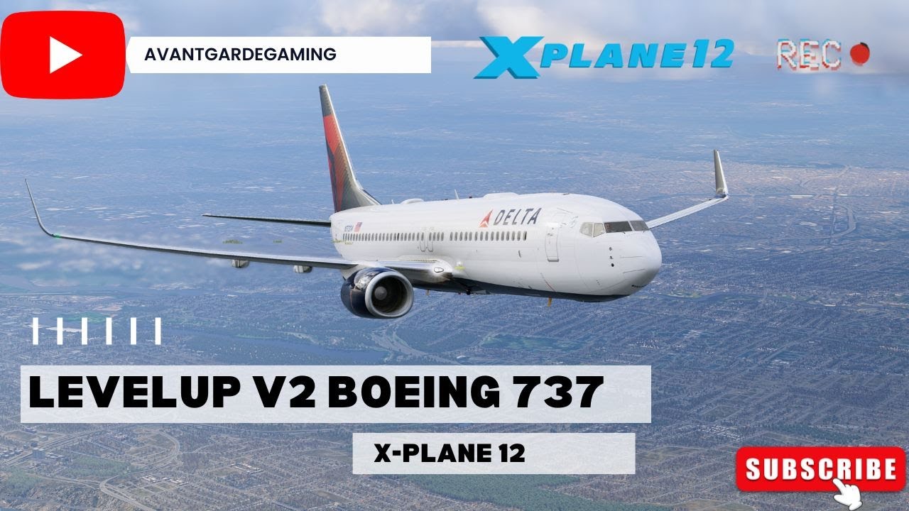 LevelUp 737 v2 First Impressions | CYUL Crosswind Landing | X-Plane 12.4.0