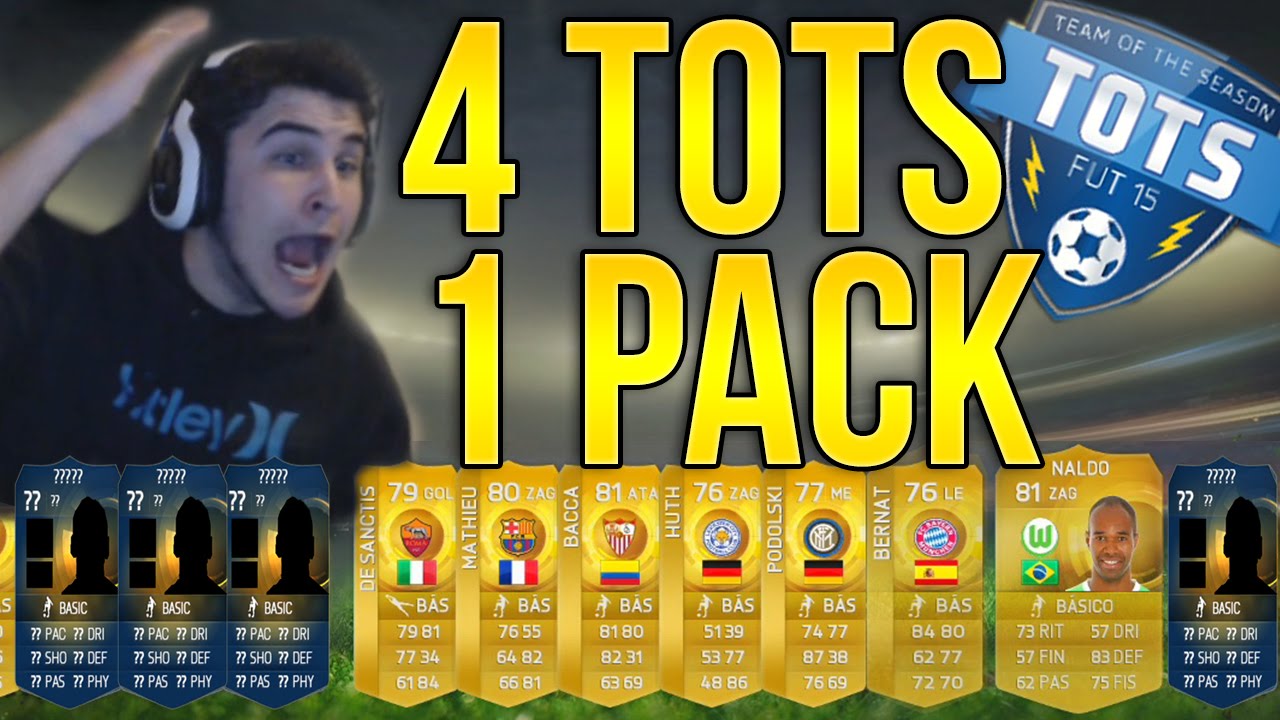 4 TOTS EM 1 PACK - Pack Opening FIFA 15 Ultimate Team