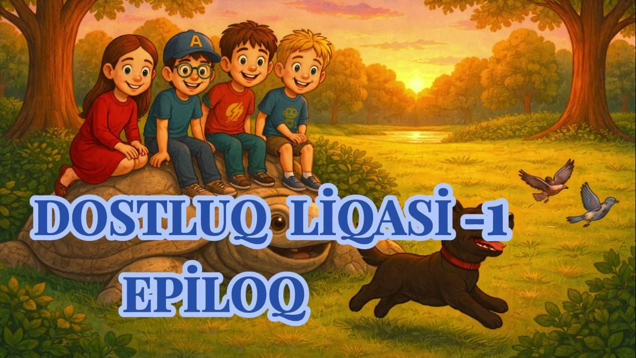 📖 DOSTLAR LİQASİ 1 ✨ EPİLOQ ✨ UŞAQLAR ÜÇÜN AUDİOKİTAB