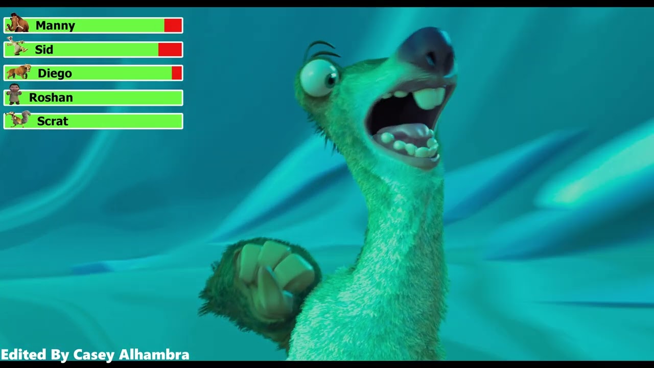 Ice Age (2002) Ice Slide with healthbars