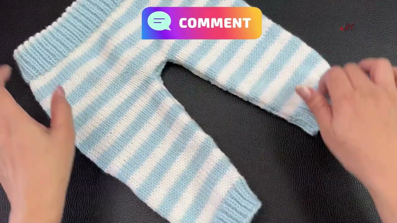 Knitting Simple and Elegant Baby Pant in Two colours || आसानी  से बनने वाला पजामा बुनाई मे