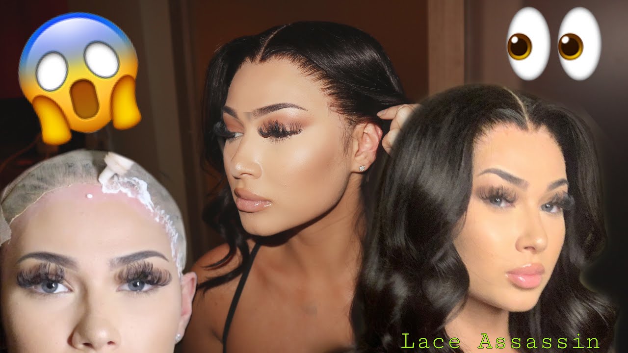 NATURAL NO BABYHAIR WIG INSTALL |Widows Peak Hairline (DETAILED)