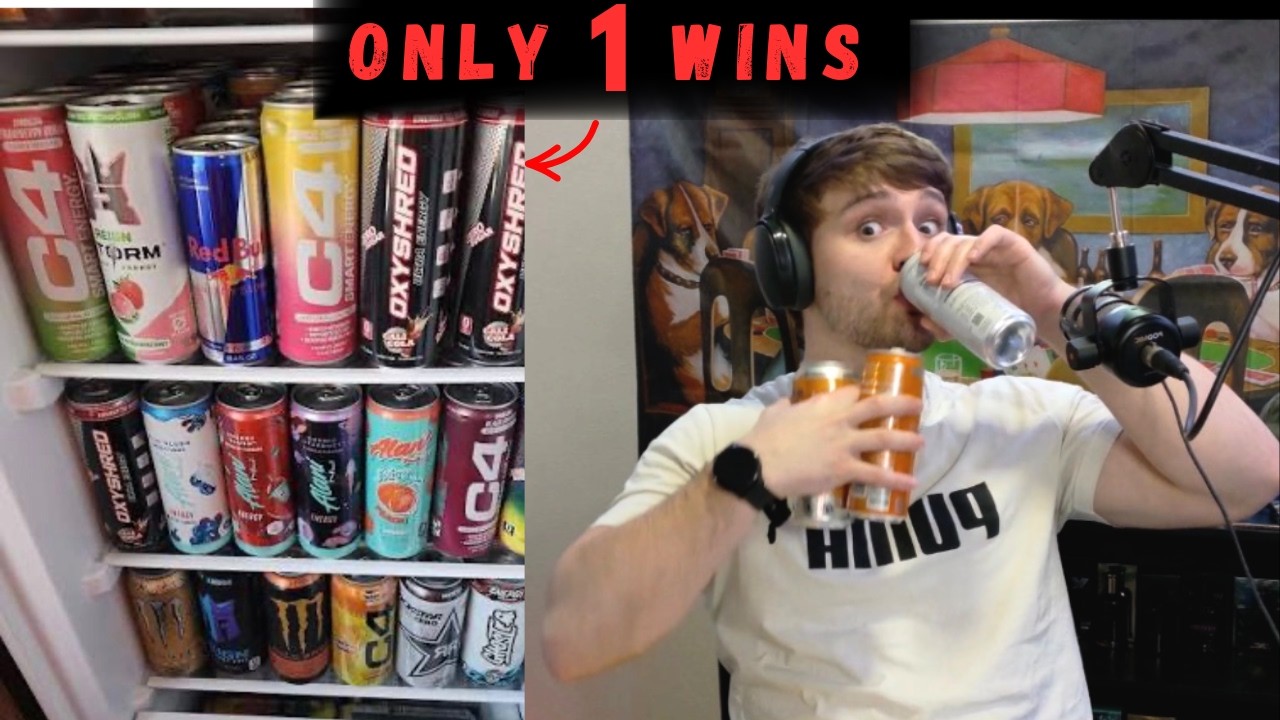 17 Energy Drinks...Only 1 Wins