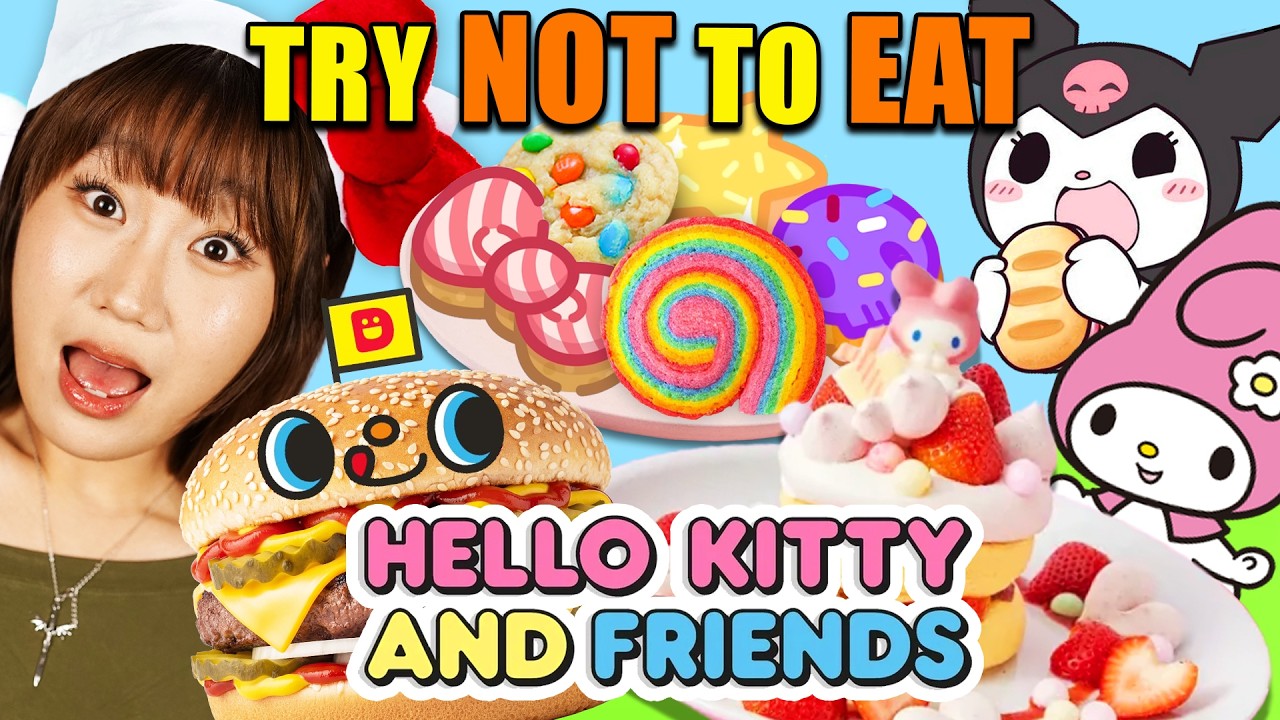 Try Not To Eat: Food From Hello Kitty & Friends!