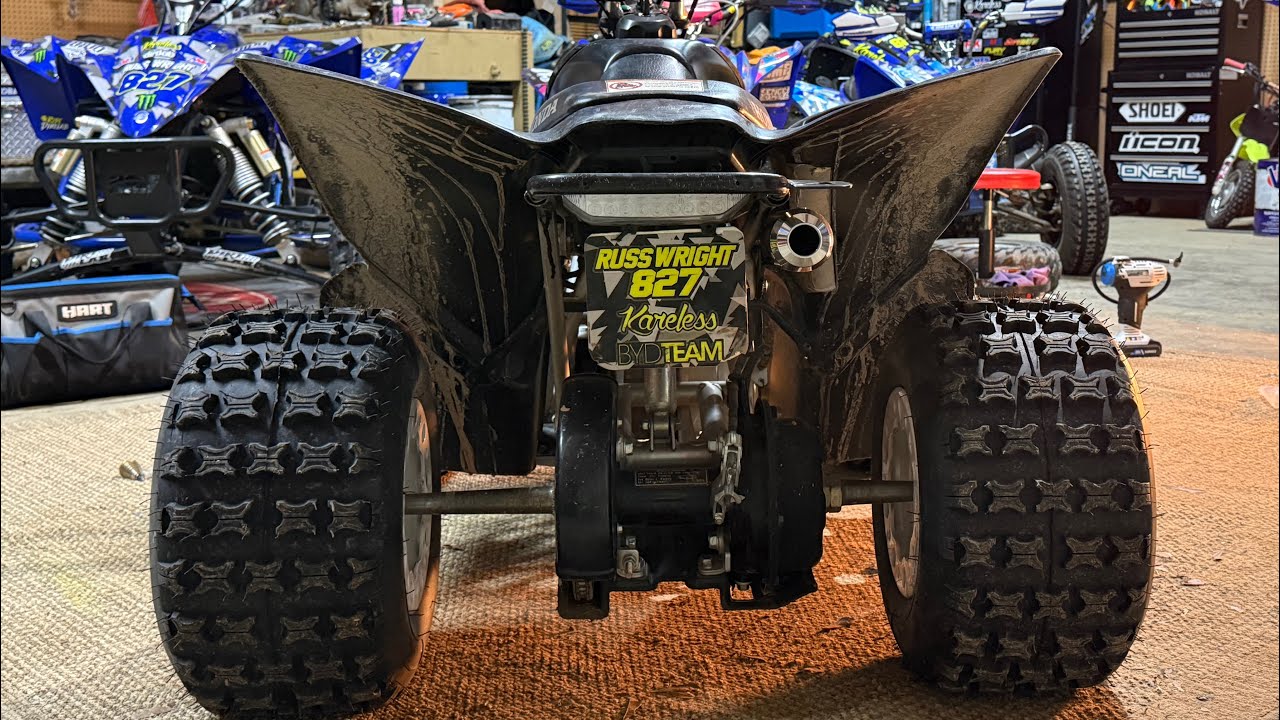 Installing wheel adapters on a Trx 90 