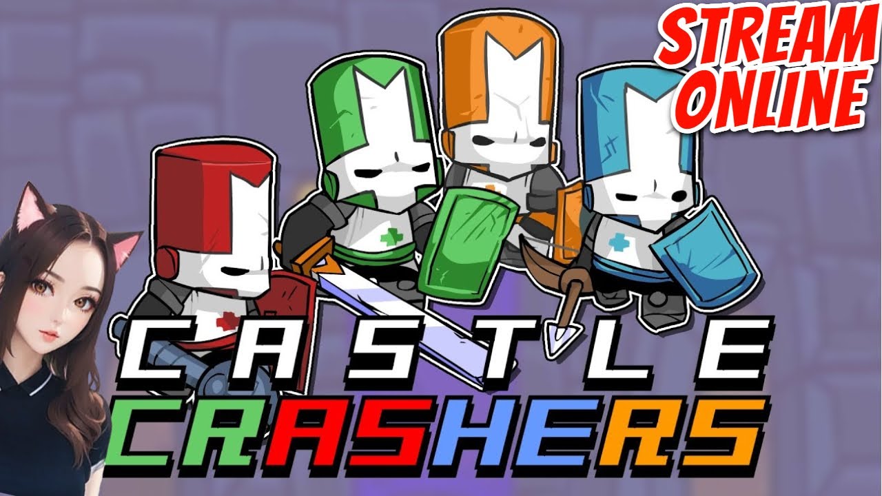 ИГРАЮ В CASTLE CRASHERS | СТРИМ | ЗАБЕГАЙ КО МНЕ /ᐠ - ˕ -マ !тг !дискорд