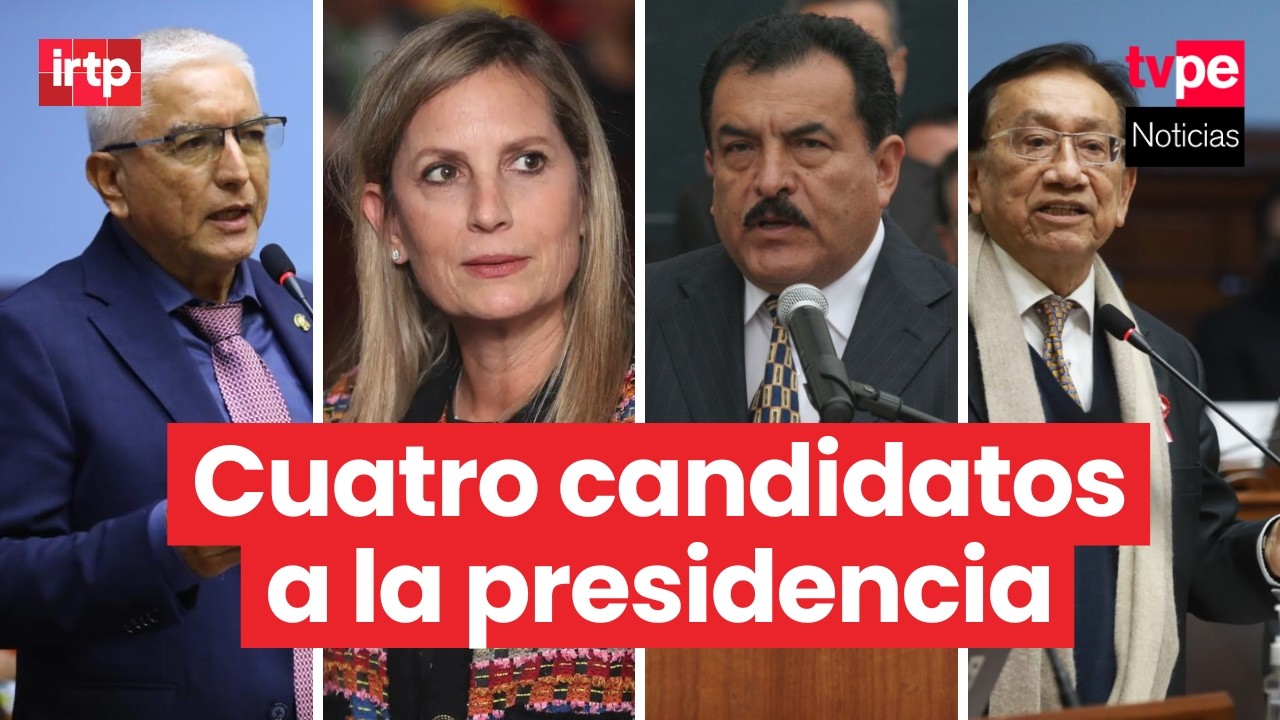 Estos son los candidatos a liderar el Congreso y que podrían asumir la presidencia