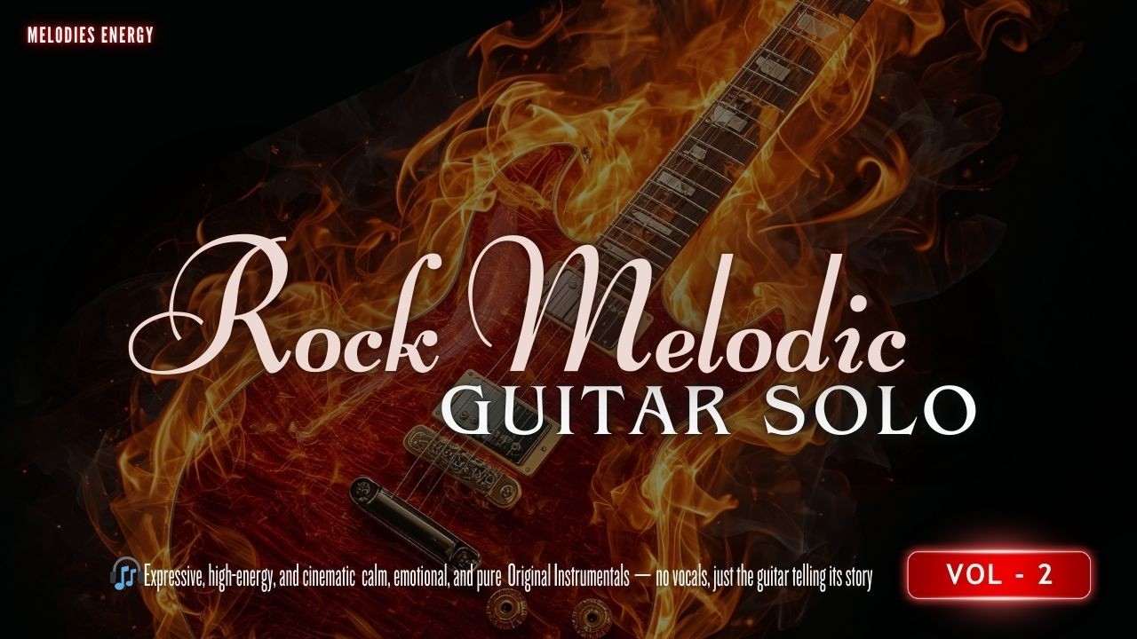 90 Minutes Of Melodic Rock🎧Expressive, high-energy, emotional, and pure  Original Instrumentals