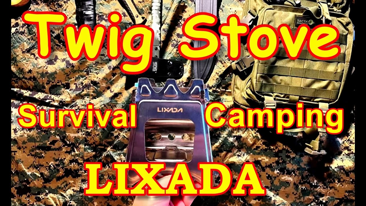 Large Twig Stove for Backpacking Survival Camping LIXADA