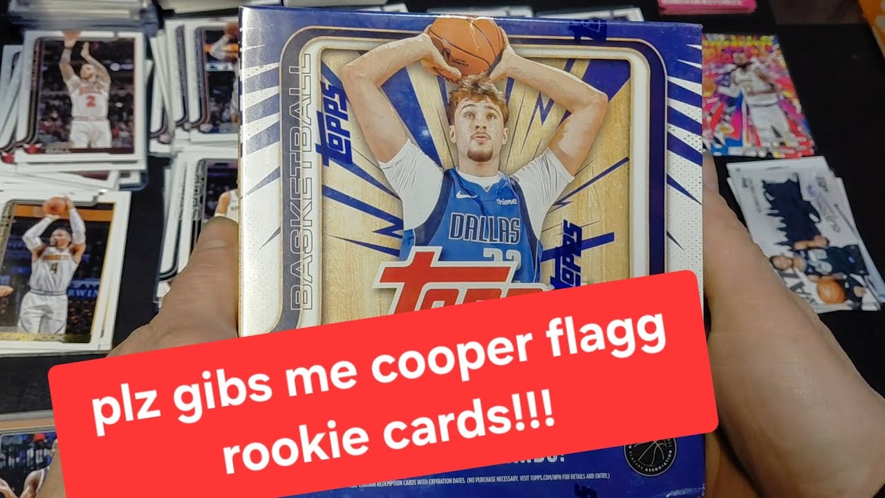 Cracking Open Boxes of Delicious Cards Looking for Cooper Flagg Rookie Cards