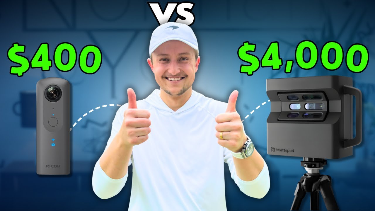 RICOH THETA V VS. $4000 MATTERPORT | How To Make Money With a 360 Camera