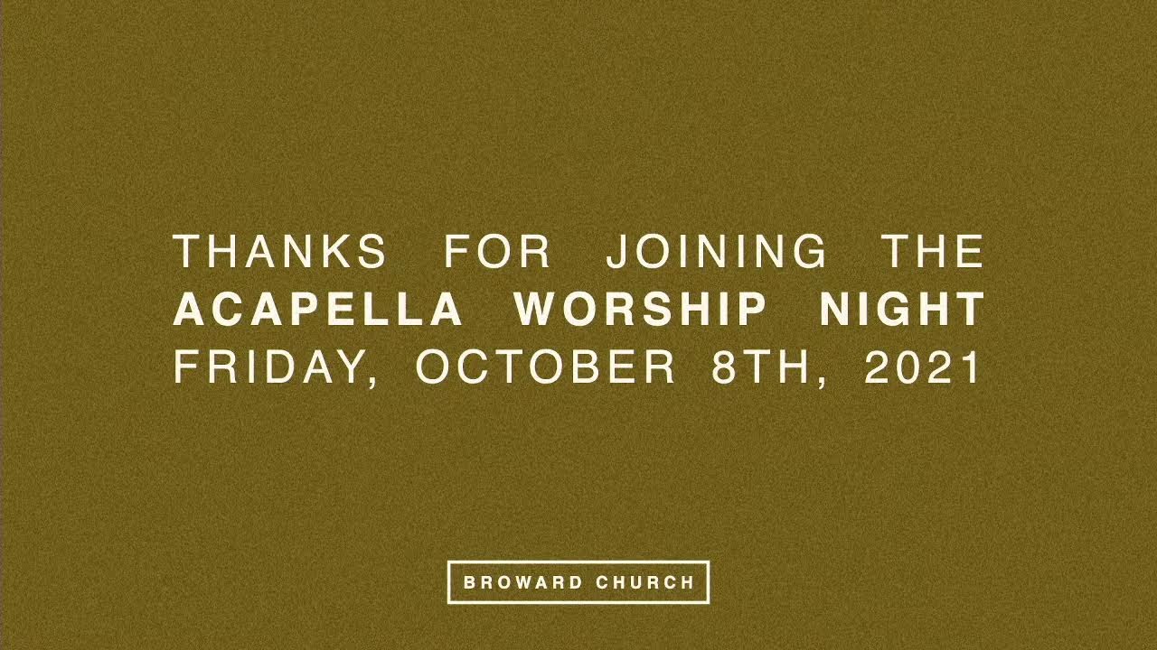 A Capella Worship Night