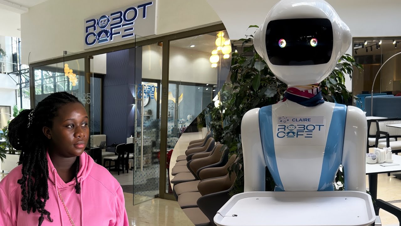 I WENT TO THE FIRST ROBOT CAFE IN KENYA !!!🇰🇪