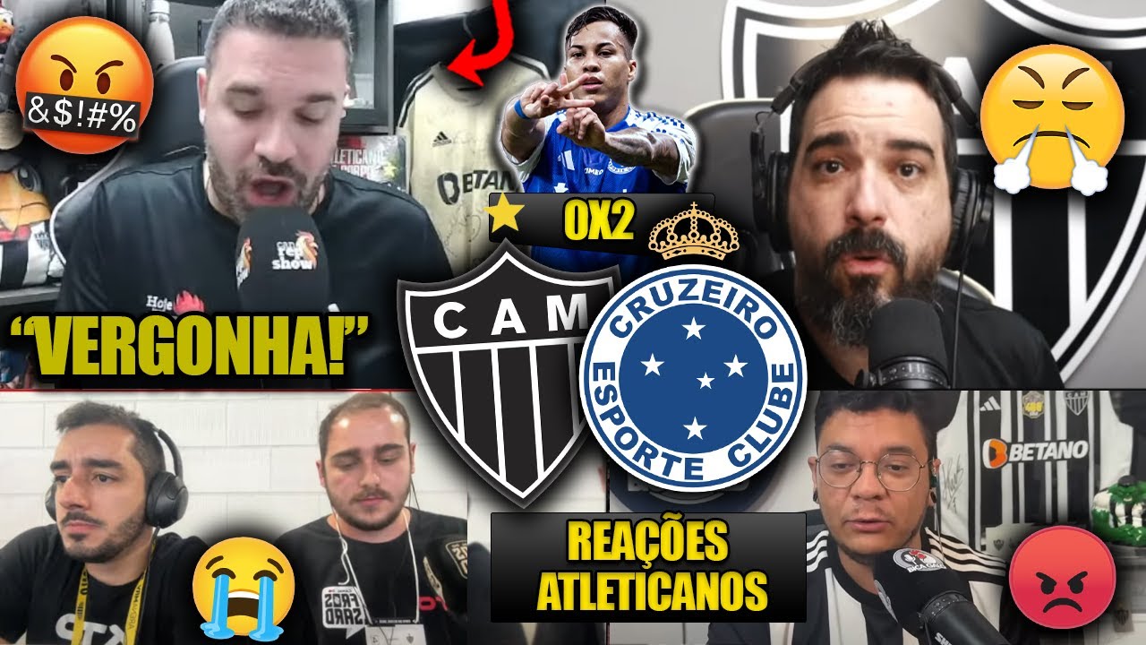 REAÇÕES dos ATLETICANOS - ATLÉTICO-MG 0X2 CRUZEIRO - COPA DO BRASIL 2025 - VAMOS RIR DO GALO!