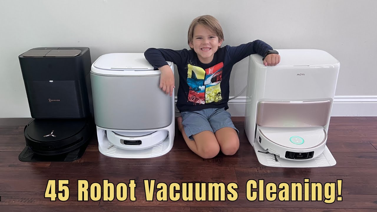 What is the FASTEST way to clean the house?? With 45 Robot Vacuums!