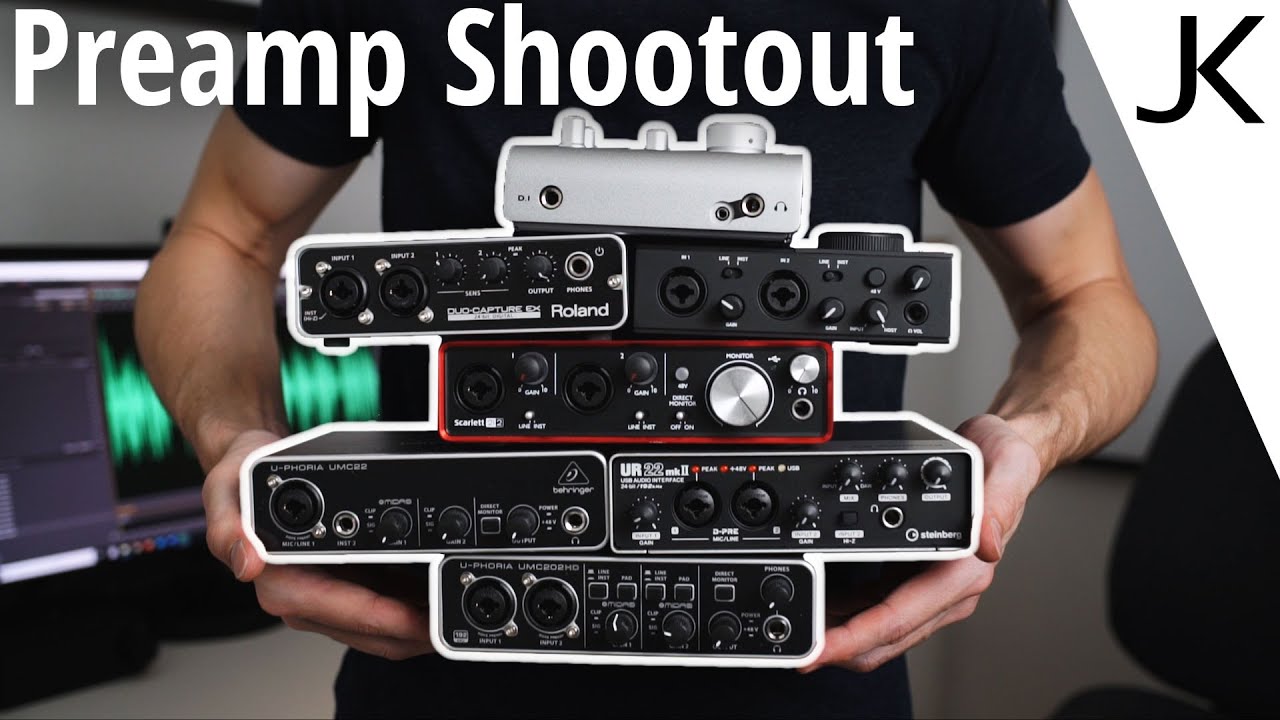 Сравнение уровня шума — Behringer, Focusrite, NI, Roland, Steinberg, Zoom (с Shure SM7B и SM57)