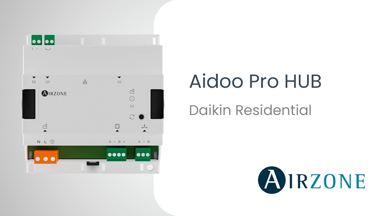 Installation - Aidoo Contrôle Pro HUB Daikin Residential