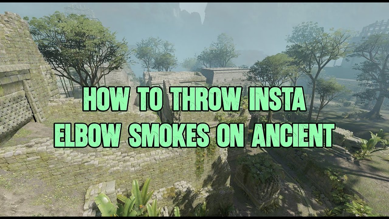 How to Throw Instant Elbow Smokes on Ancient CT Side (CS2)