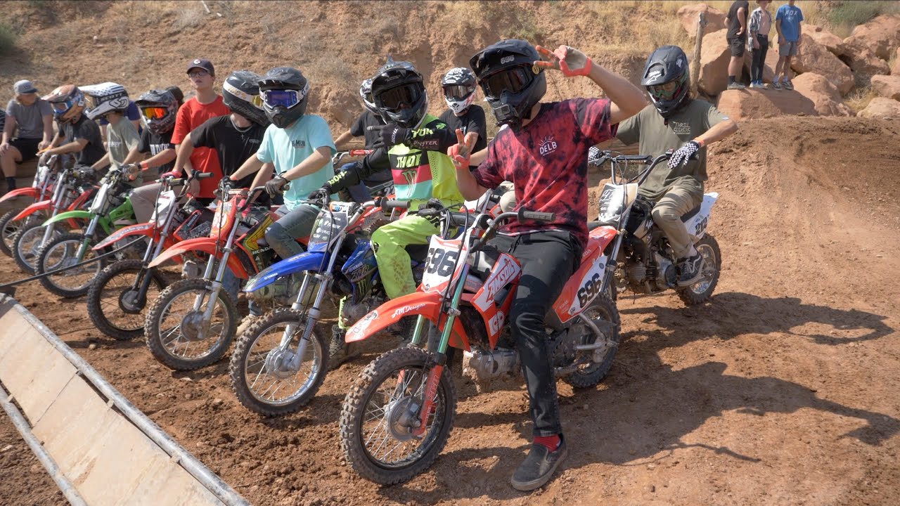 UTAH PITBIKE RACE! *THE PALMER COMPOUND*