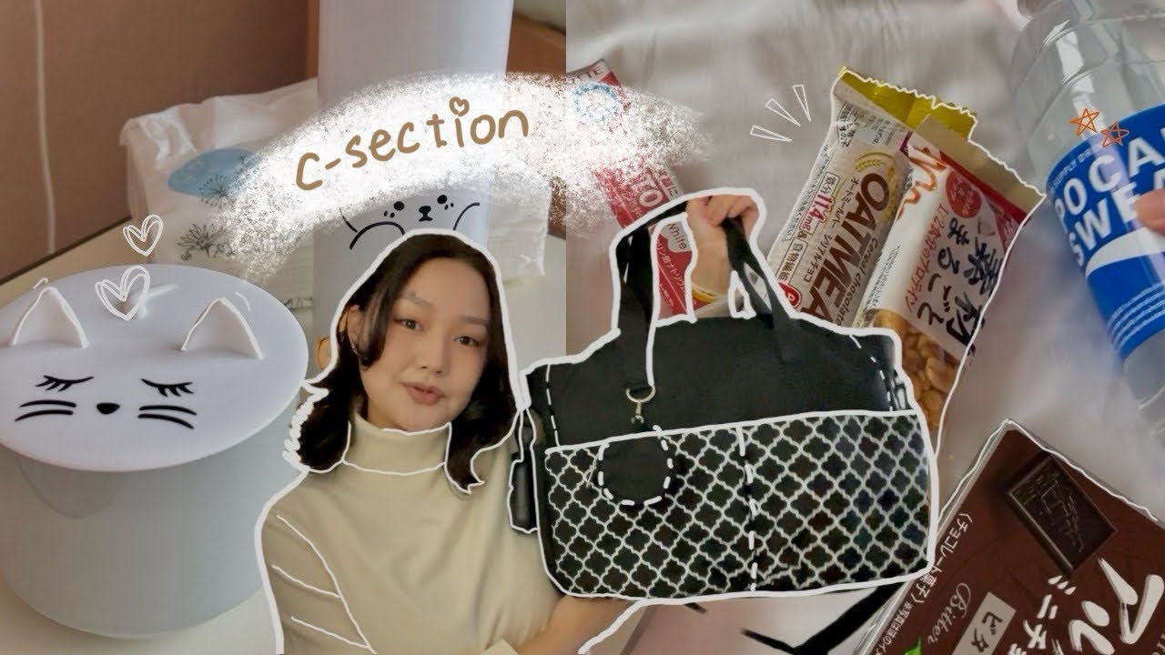 Төрөх цүнхээ бэлдлээ 🤰| Хийсвэр хагалгаа, c-section | Packing my hospital bag 🇯🇵🇲🇳