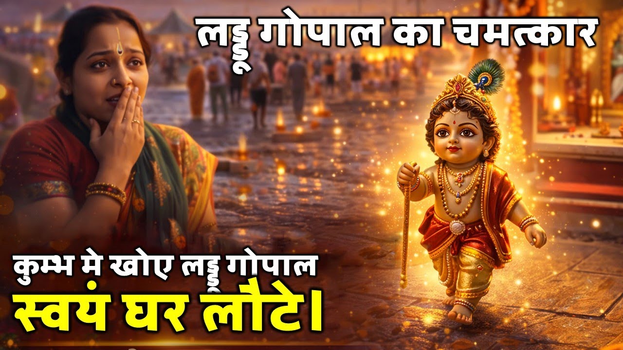 कुम्भ मे खोए लड्डू गोपाल स्वयं घर लौटे । लड्डू गोपाल का चमत्कार । Laddu Gopal Miracle Story