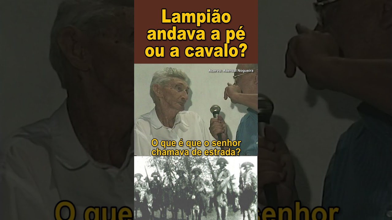 Lampi&atilde;o andava a pe ou a cavalo?        #shorts  #lampiao #cangaceiros #canga&ccedil;o