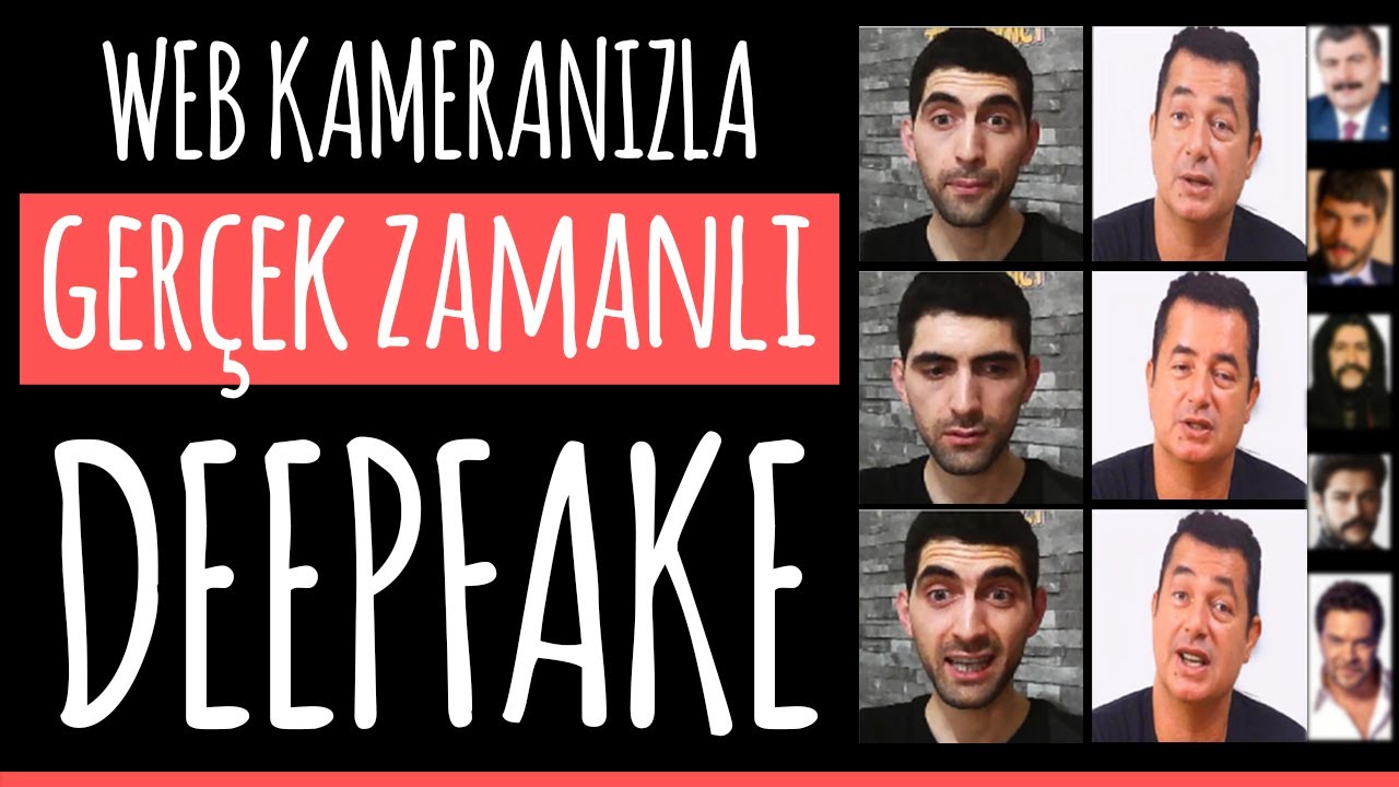 WEB KAMERASIYLA GERÇEK ZAMANLI YÜZÜNÜZÜ TAKLİT ETTİRİN! 