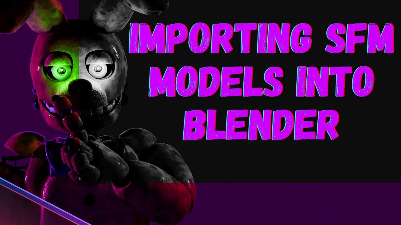 How To Import An SFM Model Into Blender (And Remove Skins)