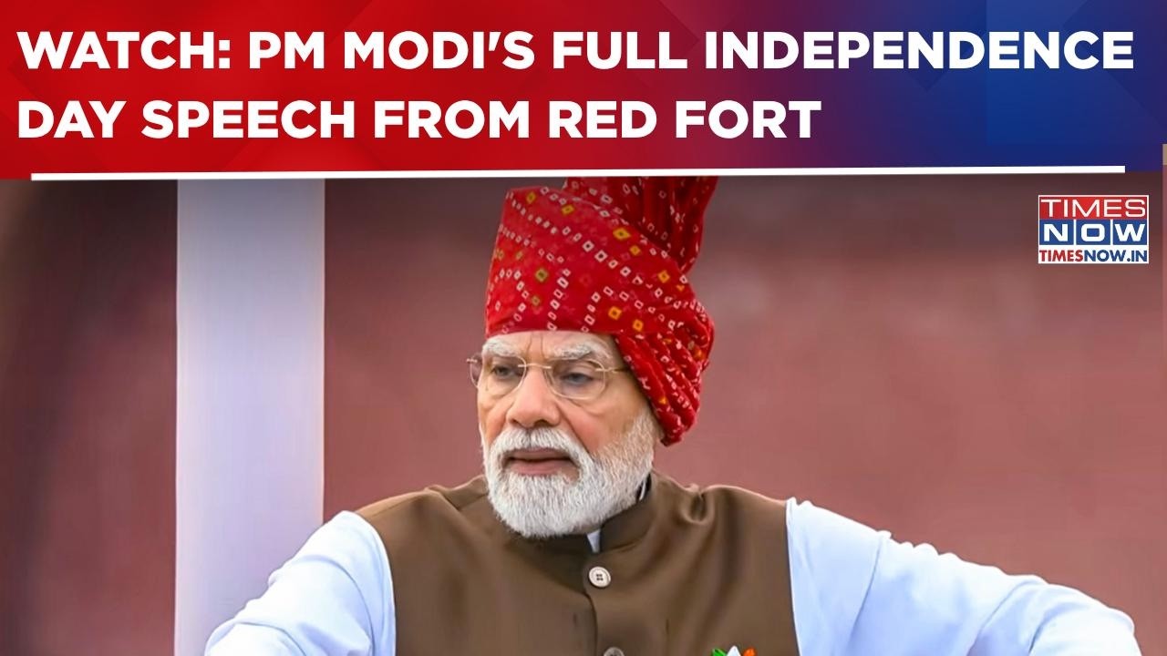 PM Modi's Big Message To Nation On 80th Independence Day | WATCH Full Speech From Red Fort